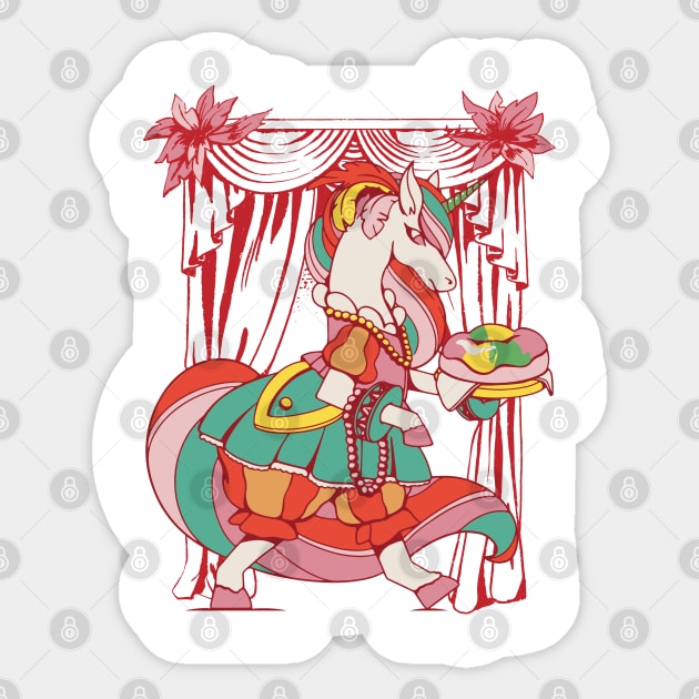 Unicorn Cake Sticker by petit-creativ